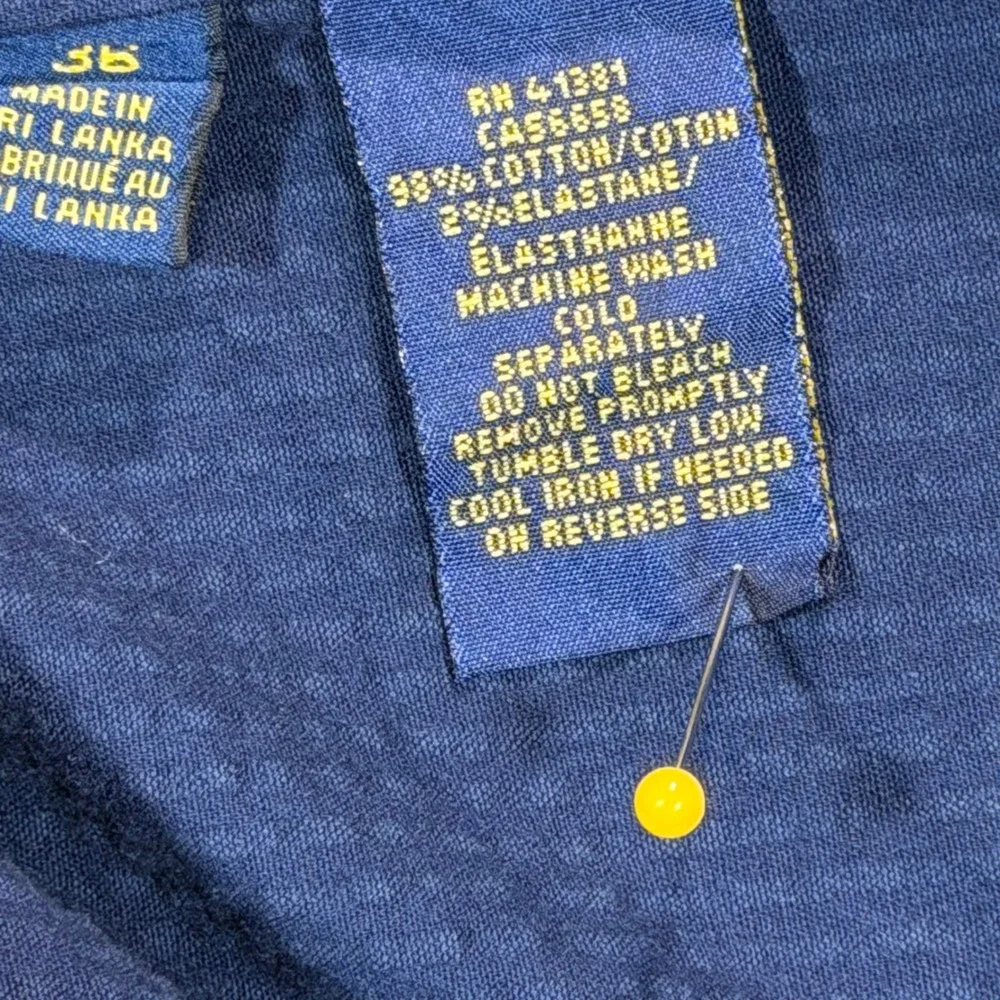 Polo Ralph Lauren Seersucker Shorts Men 36 Blue Stretch Straight Early 2010